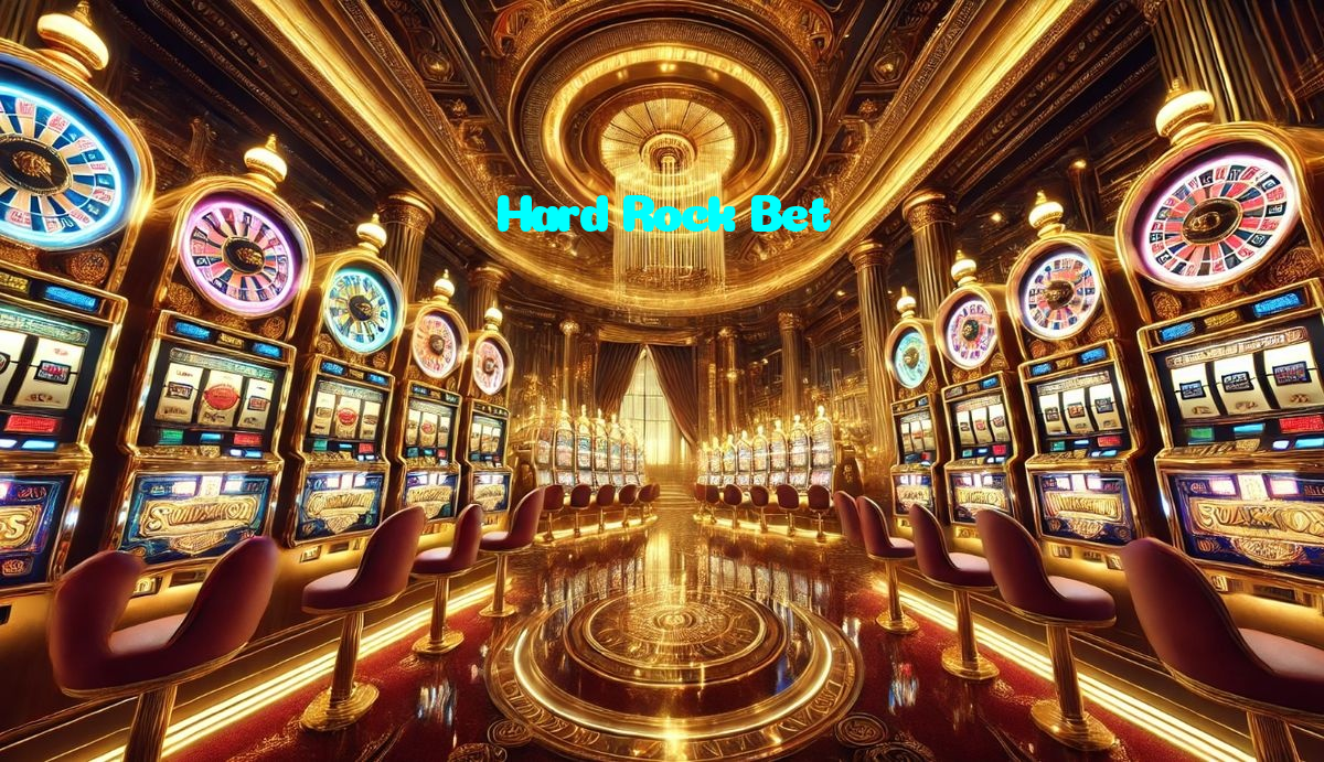 Hard Rock Bet casino presented on mobile device in Pakistan with slots and live games